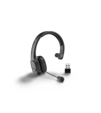 COMEXION Trucker Bluetooth Headset V5.0, Wireless Headset with Noise Canceling&Mute Microphone for Cell Phones, On Ear Bluetooth Headphone for Computer, Zoom Meetings, Skype, Home Office