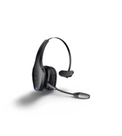 Trucker Bluetooth Headset, Wireless Headset with Mic, Bluetooth Headsets with Dual Noise Cancelling Microphone & Mute Button, 55Hrs Working Time PC Headsets for Cell Phones, Computer, Truck Driver