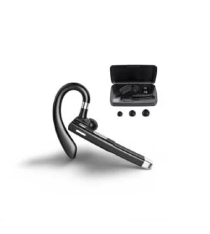 Bluetooth Headset,Wireless Bluetooth Earpiece with 500mAh Charging Case 80 Hours Talking Time，V5.1 Hands-Free Earphones with Built-in Mic for Driving/Office/Business, Compatible with IOS and Android
